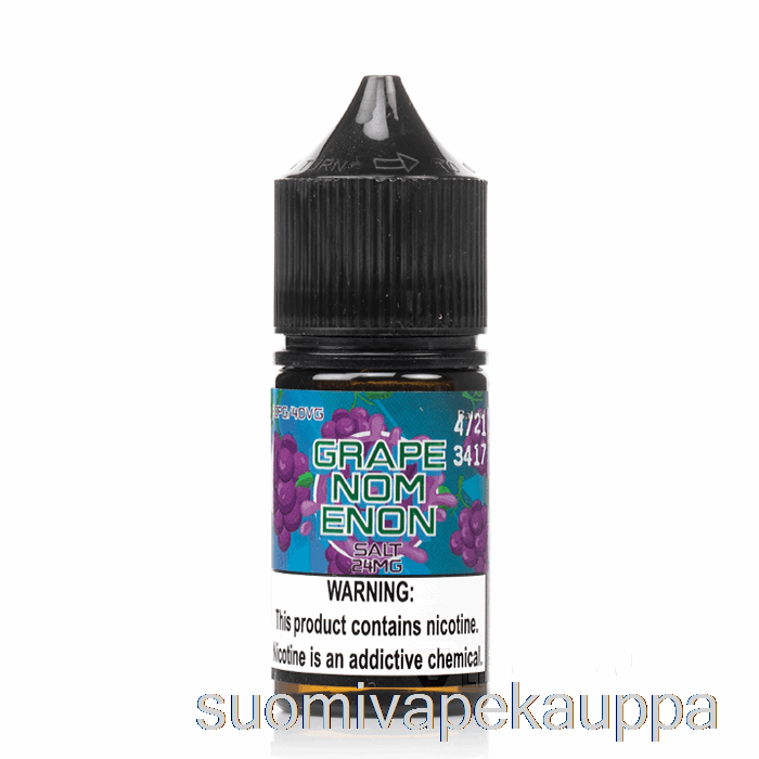 Vape Nesteet Grapenomenon Suola - Nomenon E-nesteet - 30ml 24mg